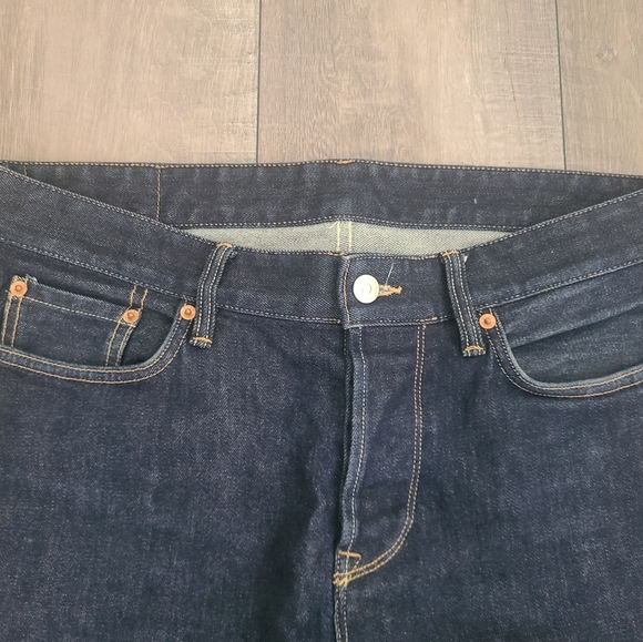 Buck Mason Maverick Slim Dark Wash Jeans - Picture 4 of 7